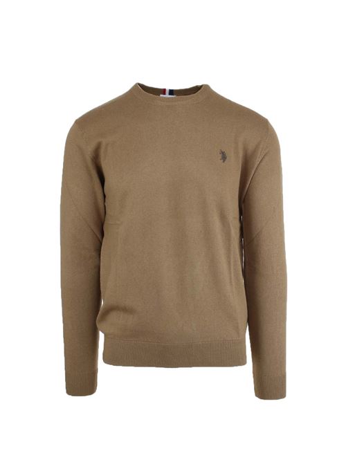 Maglia girocollo in cotone e cachemire con logo US Polo Assn | Maglie | 730010062161